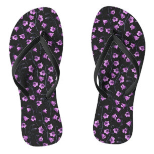 Tongs Cellules bleues de minuit, cloches, Bellflowers 2