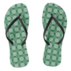 Tongs - Cercles sur Carreaux