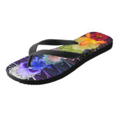 Tongs Chakra Fleurs Méditation Zen (Incliné)