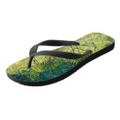 Tongs Champ de blé vert avec Cypress (1889) Van Gogh Art (Incliné)