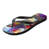 Tongs Champignons et Féeries Flip Flops personnalisés (Incliné)