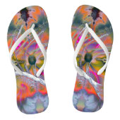 Tongs Chanson de cygne psychédélique fractale (Semelle)