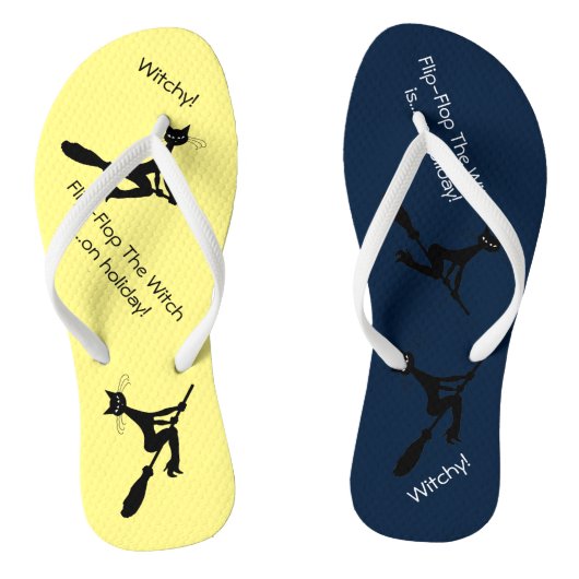 Tongs Chat Sur Balai (Semelle)