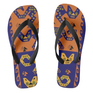 Tongs Chats Tribaux Inca Skateboard Flip Flops