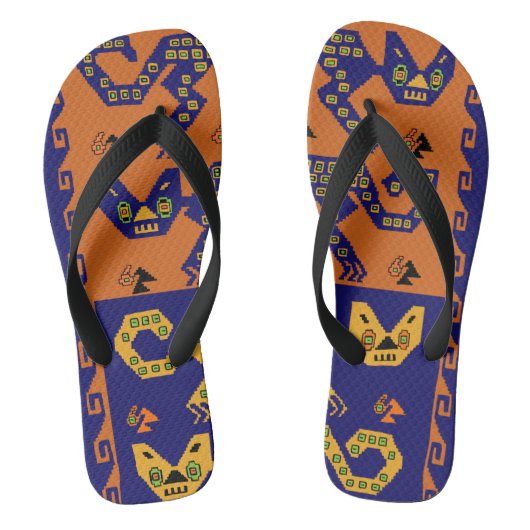 Tongs Chats Tribaux Inca Skateboard Flip Flops (Semelle)