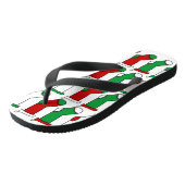 Tongs Chaussettes de bas de Noël (Incliné)