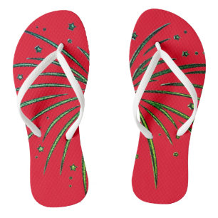 Tongs Chaussons de Noël pour femme et homme