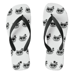 TONGS CHAUSSURES BLANCHES CAT DAD