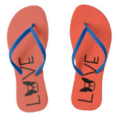 Tongs Chaussures de Boston Terrier (Semelle)