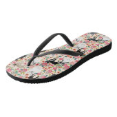 Tongs Chaussures florales de Frenchie - baskets de (Incliné)