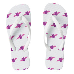 Tongs Chauve-souris rose