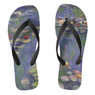 Tongs Chefs-d'œuvre de peinture de Nymphéas de Monet