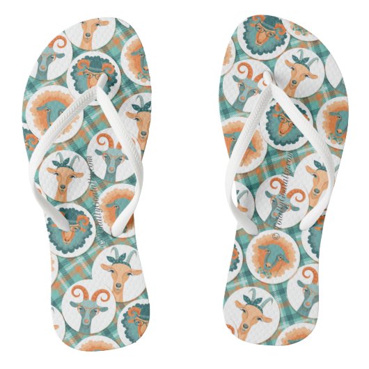 Tongs Chèvres Hipster | par TotallyGoatally™ (Semelle)