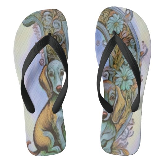 Tongs Chien D, Alfabet (Semelle)