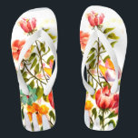 TONGS CHIEN EMPREINTES DE PATTES FLEURS JARDIN FENCE<br><div class="desc">DOG PAW PRINTS - colorful delicate flowers and butterflies painted using my dog's paws dipped in non-toxic watercolor paints - share your love of dogs with family and friends, young and old, on a occasion, any celebration, any holiday. Make your personnel Giving with style and love. Be as original as...</div>