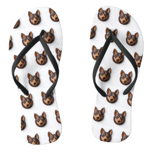 Tongs Chien Kelpie Australien Inspiré 3D