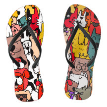 Chien reproduit un Motif couleur brillant