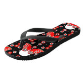 Tongs Chouette d'art populaire (Incliné)