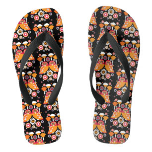 Tongs Chouette d'art populaire