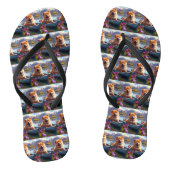 Tongs Chow Chow sur une pagaie : une aventure Pittoresqu (Semelle)