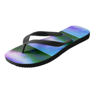Tongs Ciel Bleu PURPLE VERT Moderne Femme Flip Flops