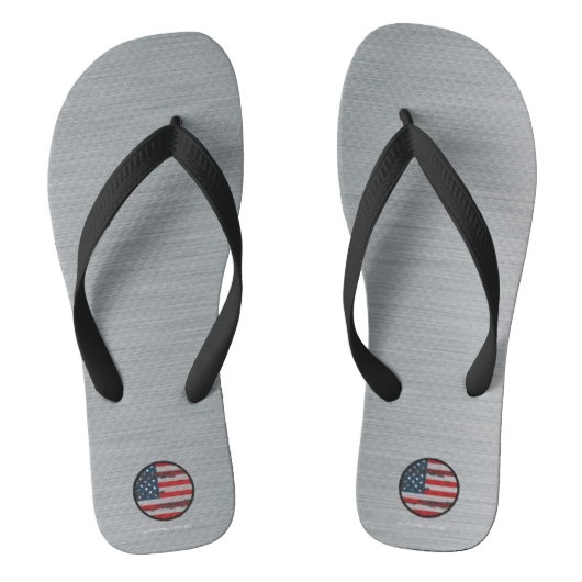 Tongs Circle Flag Flip Flop Olympian Effort Designs (Semelle)