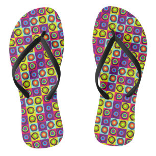 Tongs circles pattern 