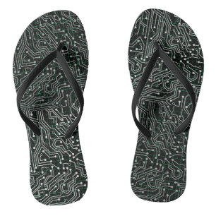 Tongs Circuit connecté A.b Black BG