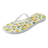 Tongs Citrus Lemon motif méditerranéen (Incliné)