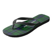 Tongs Clan Abercrombie Plaid Personnalisé Flip Flops (Incliné)