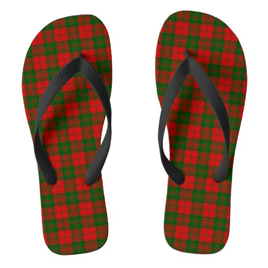 Tongs Clan Drummond Tartan Plaid (Semelle)