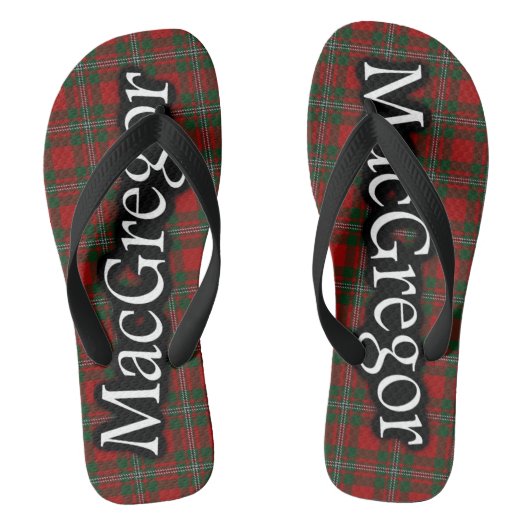 Tongs Clan écossais MacGregor Tartan Flop (Semelle)