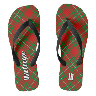 Tongs Clan Gregor Tartan Flip Flops