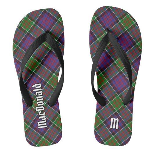 Tongs Clan MacDonald de Clanranald Tartan Flip Flops (Semelle)