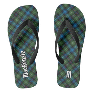 Tongs Clan MacKenzie Tartan Flip Flops