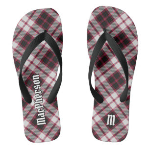 Tongs Clan MacPherson Chasse Tartan Flip Flops