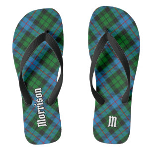 Tongs Clan Morrison Chasse Tartan Flip Flops