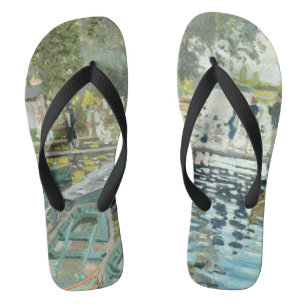 Tongs Claude Monet. Baigneurs à La Grenouillère