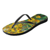 Tongs Claude Monet - Fleurs d'artichauts de Jérusalem (Incliné)
