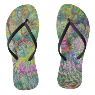 Tongs Claude Monet - Le jardin d'Iris à Giverny