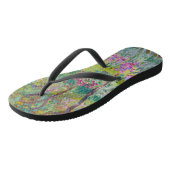 Tongs Claude Monet - Le jardin d'Iris à Giverny (Incliné)
