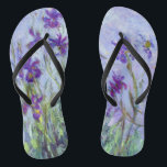 Tongs Claude Monet - Lilac Irises / Iris Mauves<br><div class="desc">Lilac Irises / Iris Mauves - Claude Monet,  1914-1917</div>