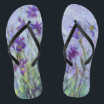 Tongs Claude Monet - Lilac Irises / Iris Mauves<br><div class="desc">Lilac Irises / Iris Mauves - Claude Monet,  1914-1917</div>