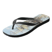 Tongs Claude Monet. Navires à cheval sur la Seine à Roue (Incliné)