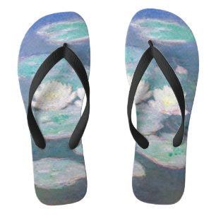 Tongs Claude Monet - Nymphéas, Effet du soir