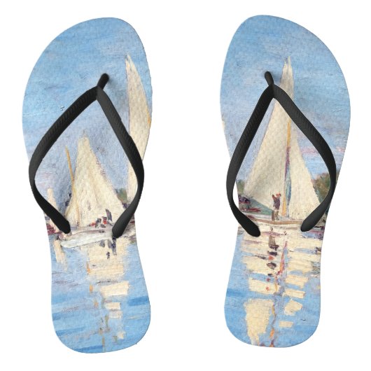 Tongs Claude Monet - Regattas à Argenteuil (Semelle)