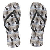 Tongs Cocker Spaniel Laisser Neige Noël (Semelle)