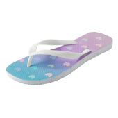 Tongs Cœurs Arc-en-ciel (Incliné)