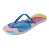 Tongs Coeurs en calques colorés Flops tendance (Incliné)