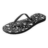 Tongs Cœurs et Notes de Musique (Incliné)